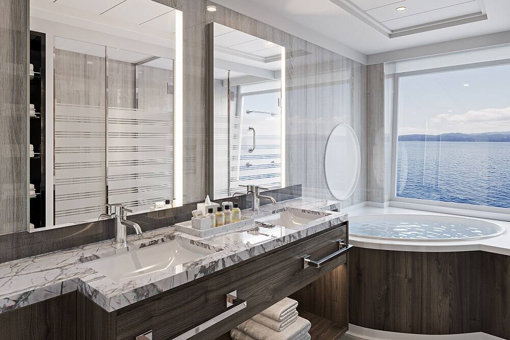 Norwegian Epic The Haven Bathroom