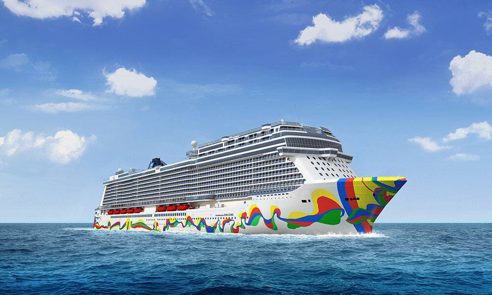 Norwegian Encore Hull Art Unveiled
