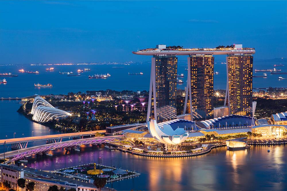 Marina Bay in Singapore
