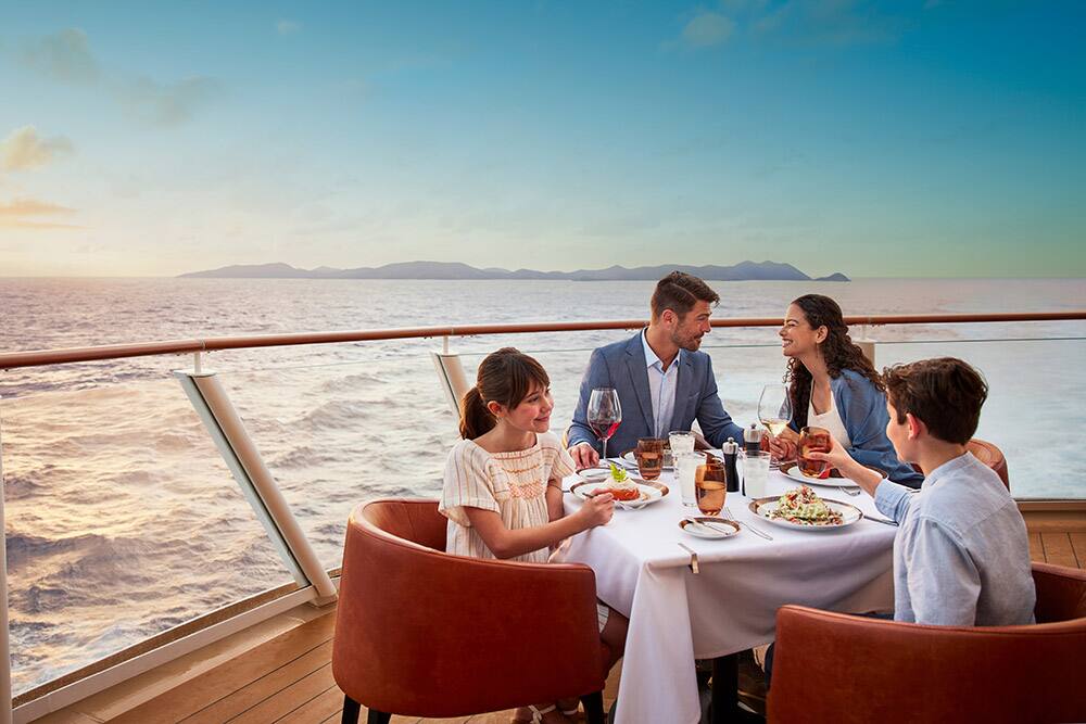 Dining on The Waterfront on Norwegian Encore Dining on The Waterfront on Norwegian Encore