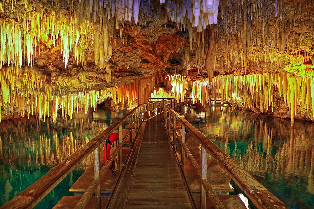 Crystal cave in Bermuda
