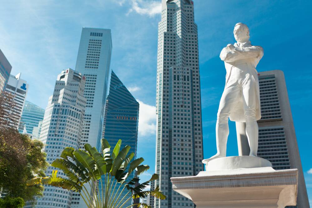 Sir Raffles statue, Singapore