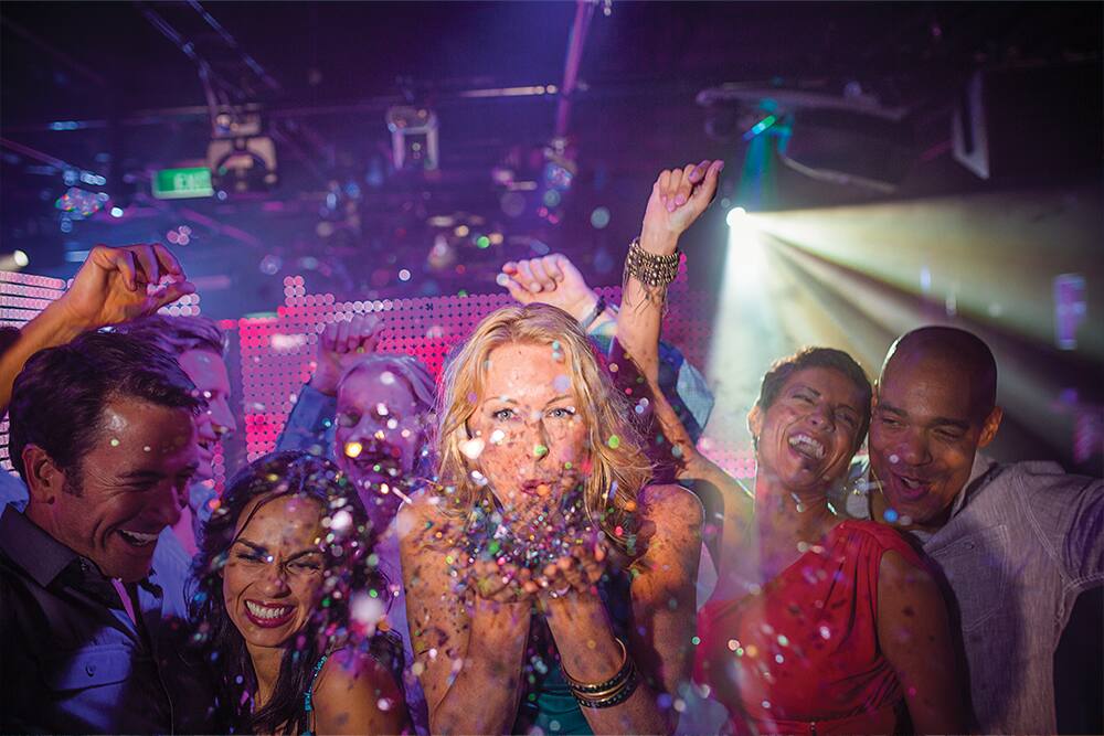 Norwegian's Glow Party