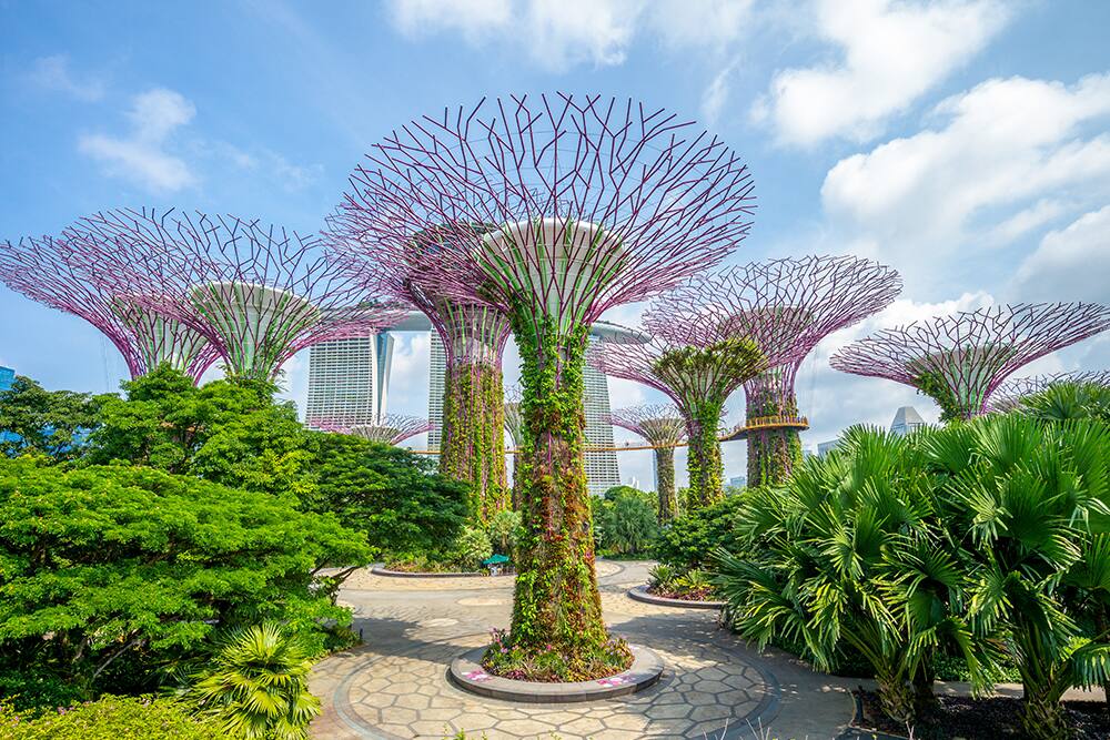Gardens by the Bay in Singapore Gardens by the Bay in Singapore
