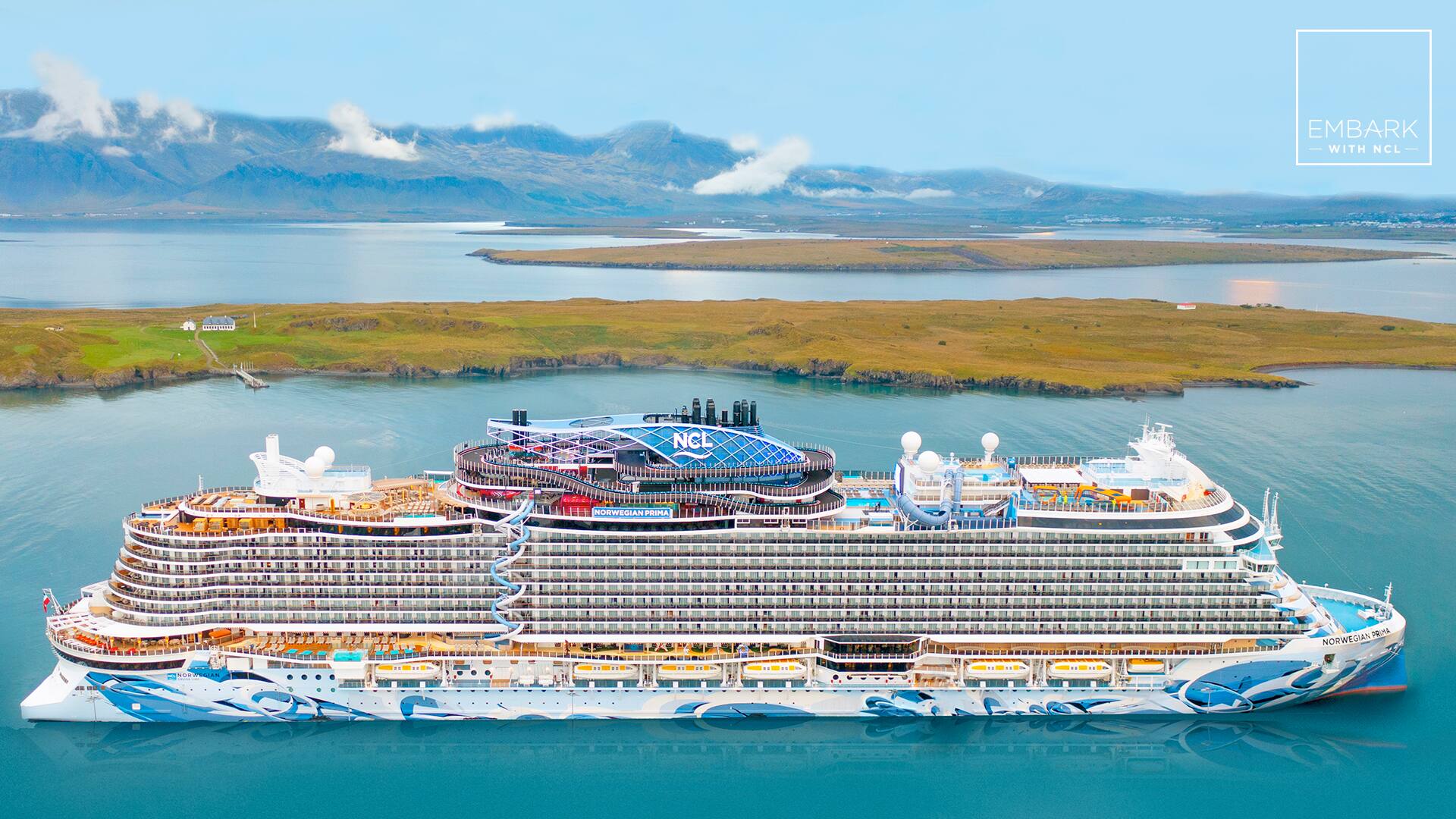 Christening Norwegian Prima: First in Class