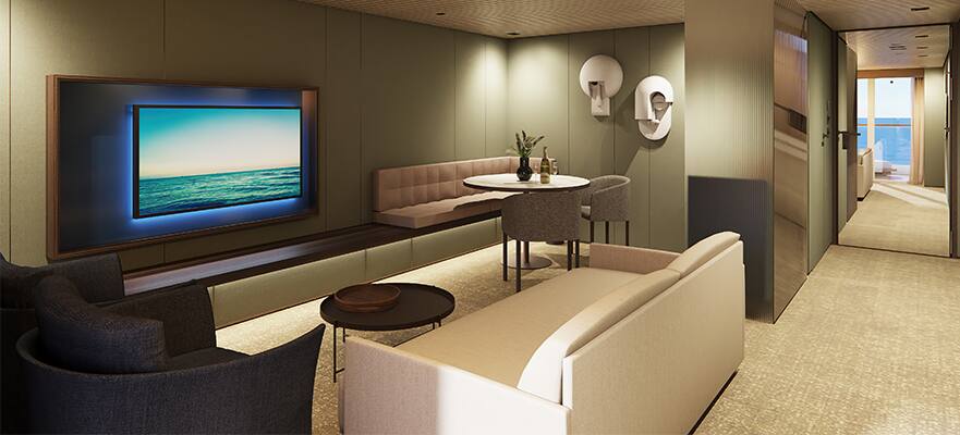 The Haven Owner's Suite Living Room