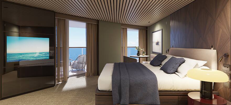 The Haven Aft Facing Penthouse Bedroom