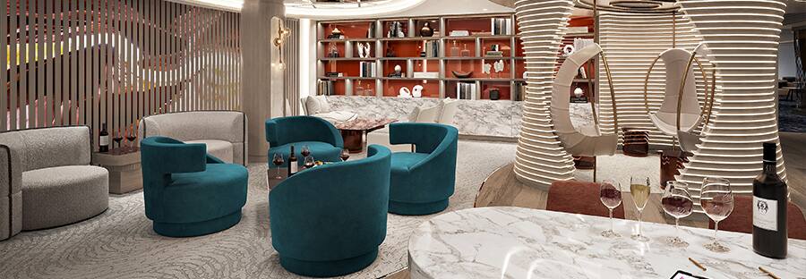Swirl wine bar on Norwegian Luna
