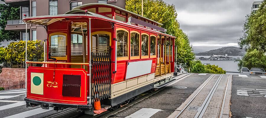 Take a cable car ride when you cruise to San Francisco