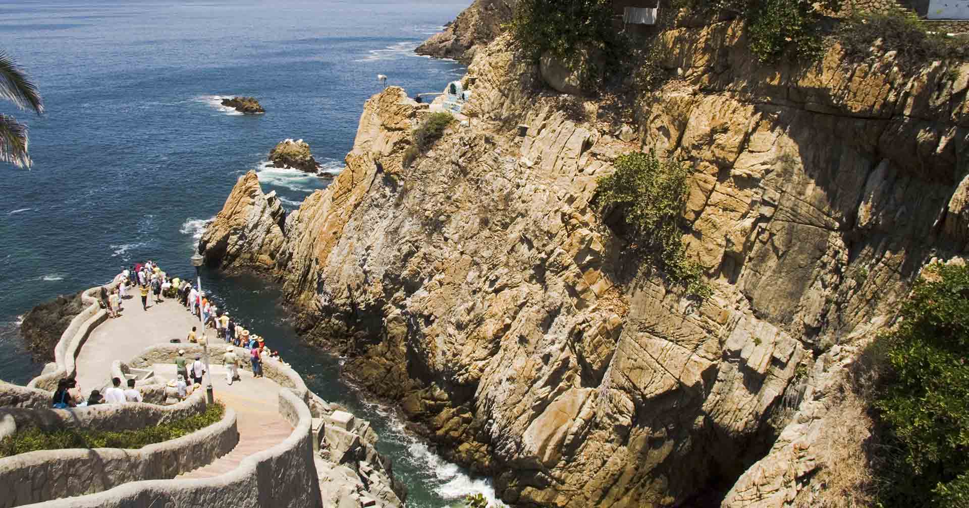 Acapulco City With Cliff Divers