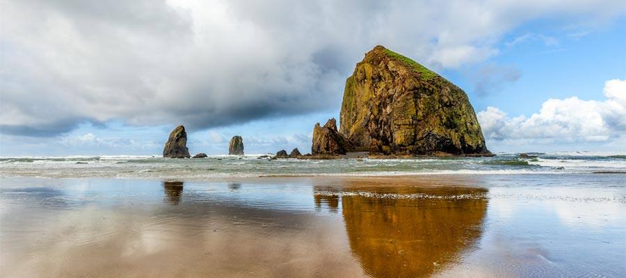 Haystack Rock on your Pacific Coastal cruise