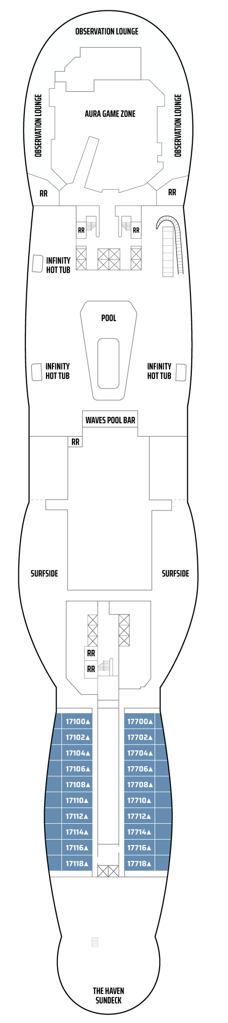 Deck 17 Deck Plan