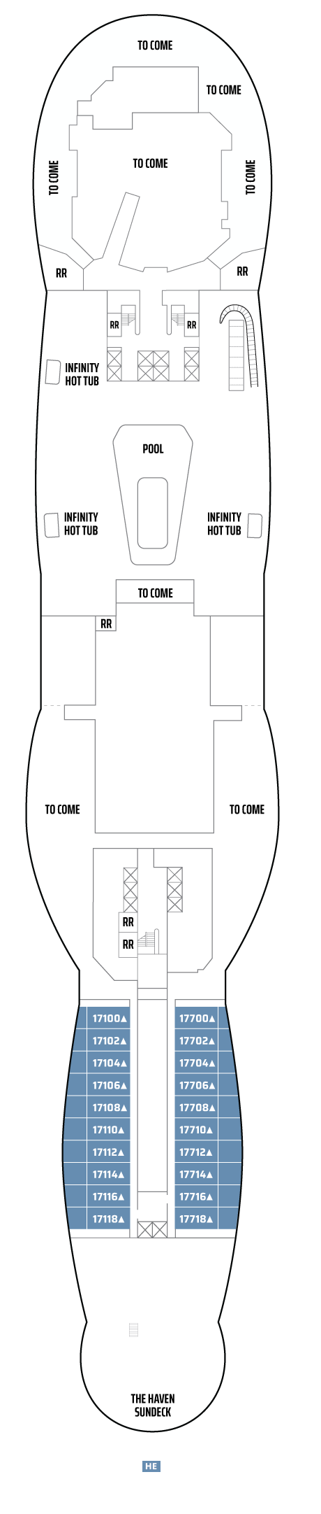 Deck 17 Deck Plan