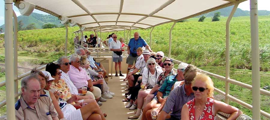 Scenic tour of St. Kitts on your Caribbean cruise