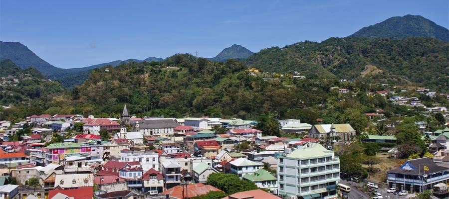 Colorful towns of Bridgetown, Barbados