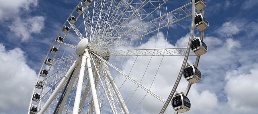 Observation wheel on a Brisbane Cruise