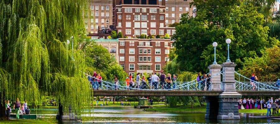 Boston Public Garden on your Bermuda cruise