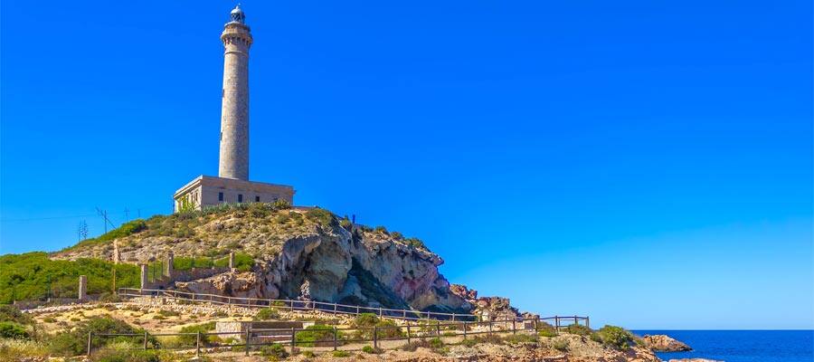 Cabo de Palos Lighthouse on La Manga
