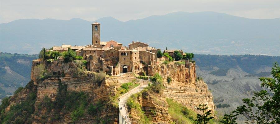 Civita di Bagnoregio on Europe Cruises