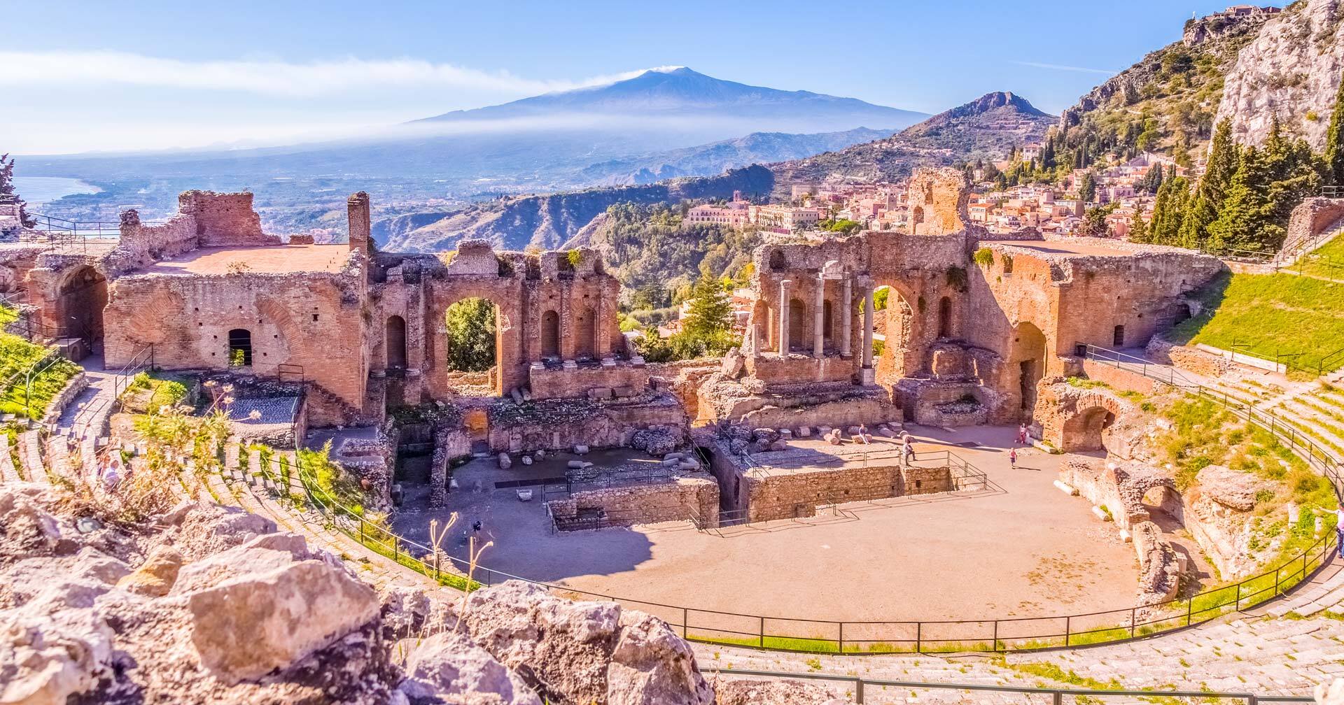 Panoramas Of Castelmola & Taormina