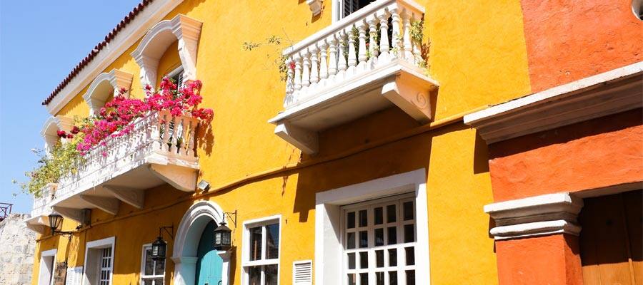 Spanish colonial house on a South America cruise