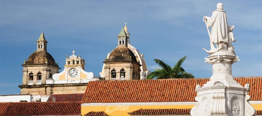 Historical monuments on a South America cruise