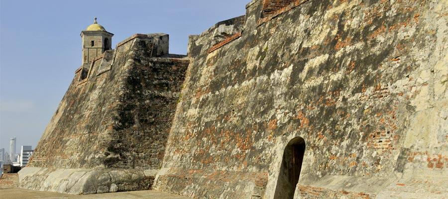 The Castillo San Felipe de Barajas on a South America cruise