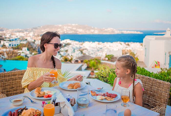 Dining in Greece