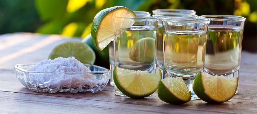 Gold tequila in Huatulco