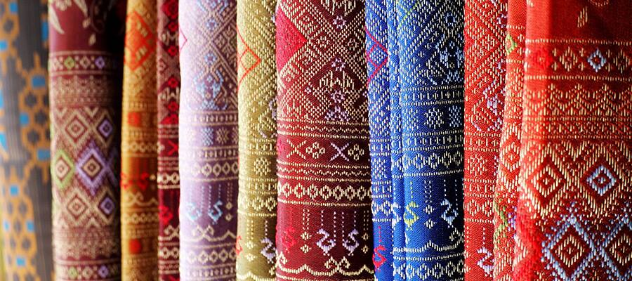 Thai silks on your Cruise to Ko Samui