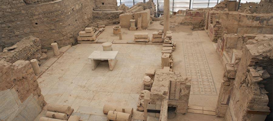 Ephesus terrace houses on your Ephesus cruise