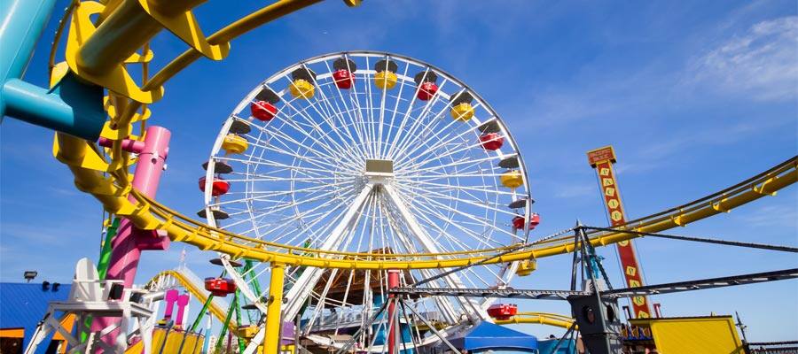 The pier at Santa Monica