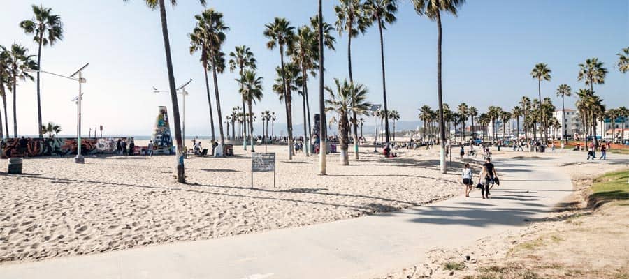 Venice Beach on a Los Angeles cruise