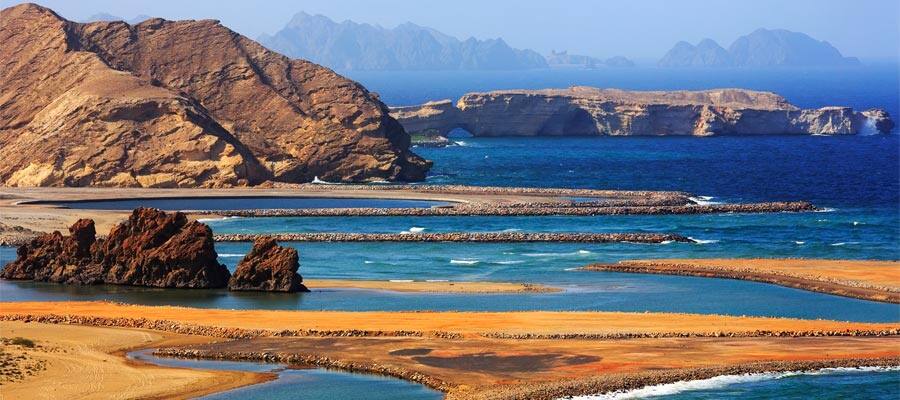 Amazingly beautiful Yiti beach on Cruises to Muscat
