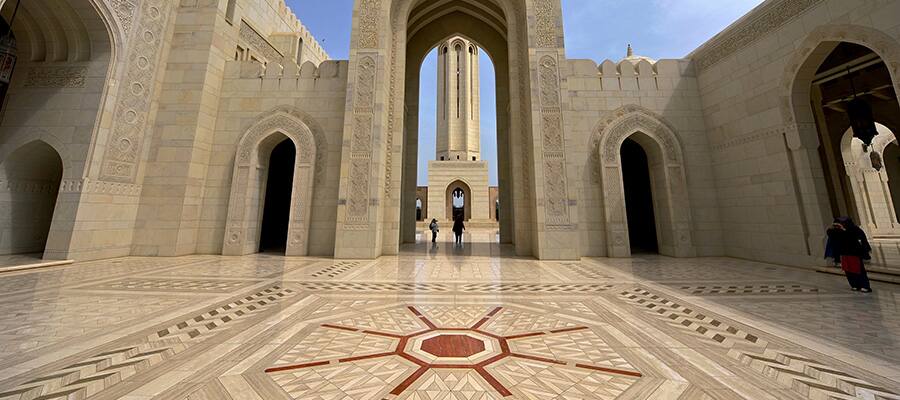 Sultan Qaboos Grand Mosque on your Asia cruise