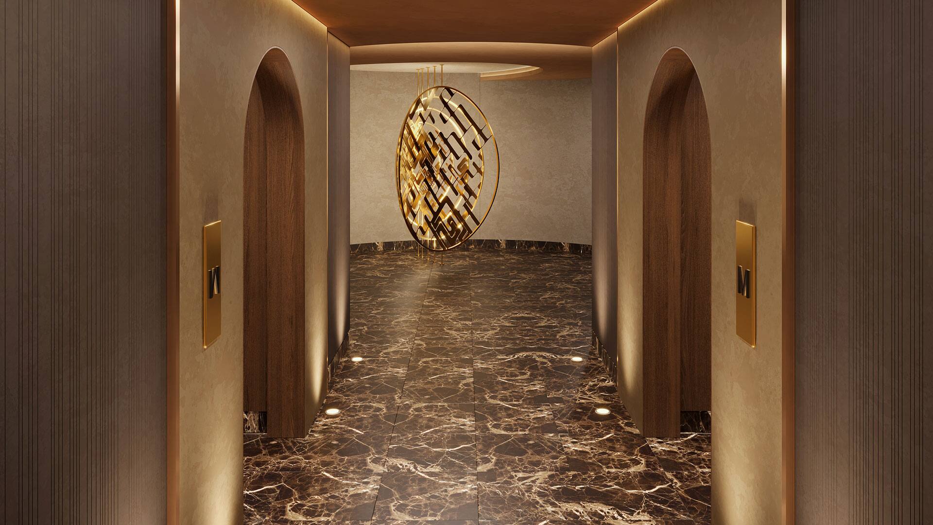 Hallway Changing Rooms 