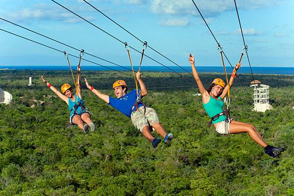 Zipline on a Caribbean Cruise