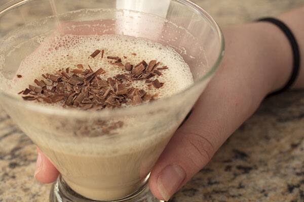 Hazelnut cream mocha on a San Juan Cruise