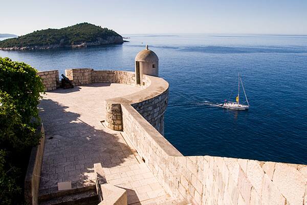 Wall from Game of Thrones in Dubrovink, Croatia