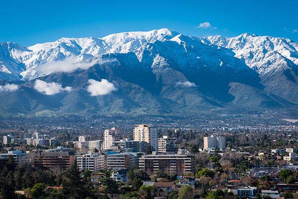 Andes Mountain in Santiago Chile Andes Mountain in Santiago Chile