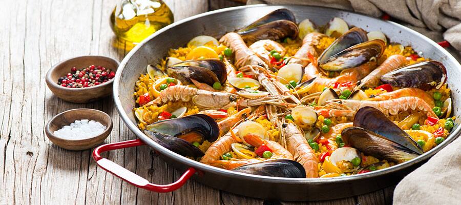 Try Paella when you cruise to Europe