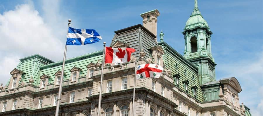 Old Montreal City Hall on your Quebec cruise