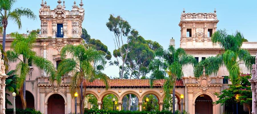 Casa de Balboa Building on your cruise from Los Angeles