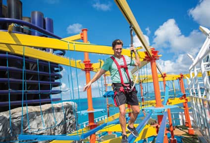 ropes course man