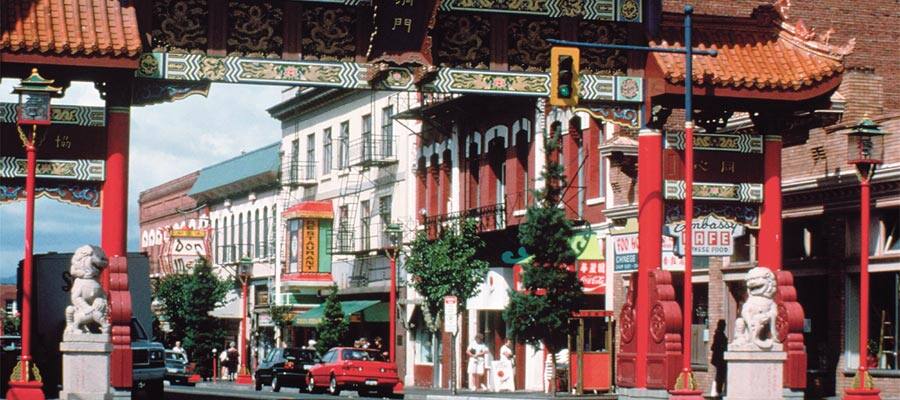 Entrance to Chinatown on your Alaska cruise