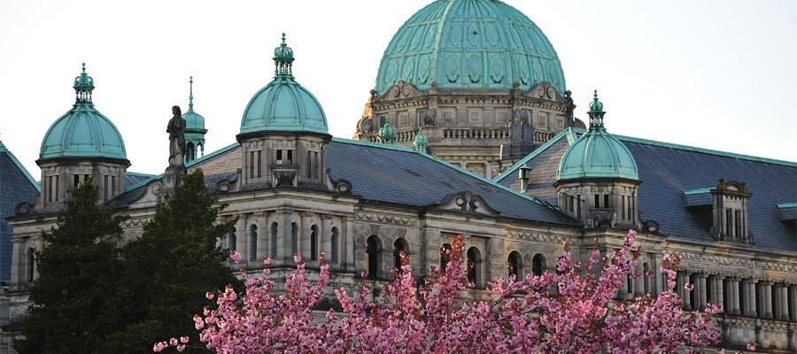 British Columbia Province parliament building on an Alaska cruise