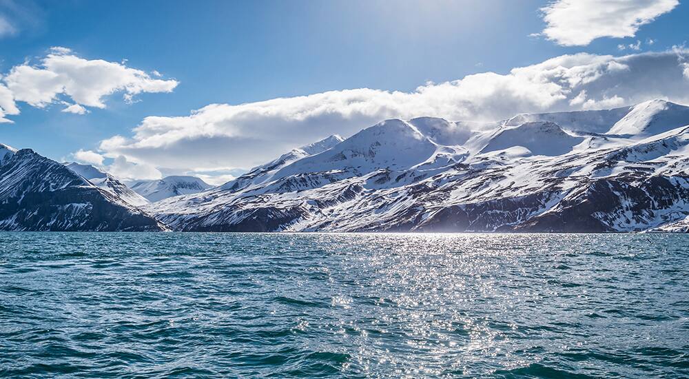 Cruise past stunning glaciers in Iceland Cruise past stunning glaciers in Iceland