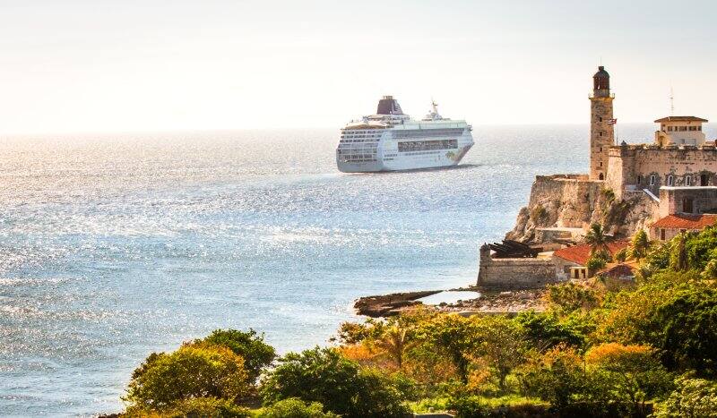 Norwegian Sky in Havana, Cuba