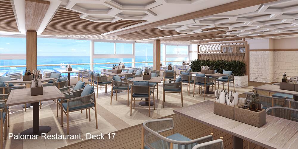 Norwegian Prima Seafood Restaurant, Palomar