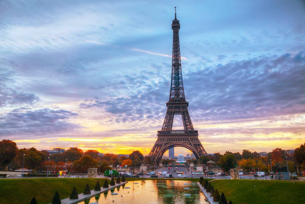 Eiffel Tower at Sunrise